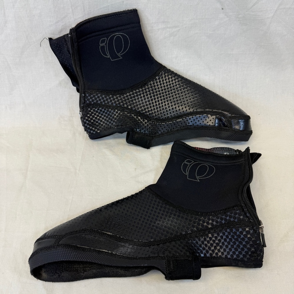 Pearl Izumi Cycling Shoe Covers Size Medium Waterproof Neoprene Zip